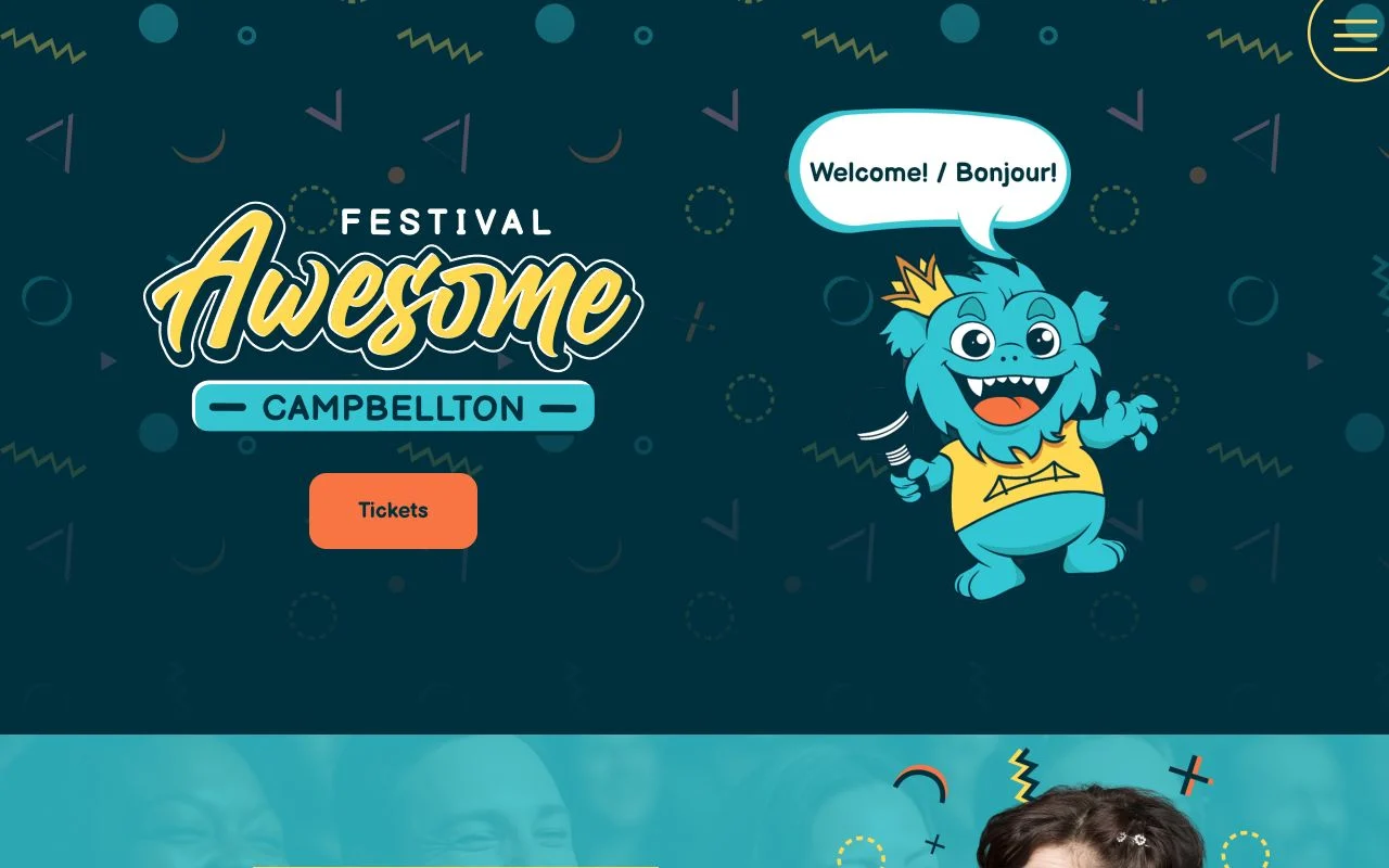 Campbellton Awesome Festival — website homepage